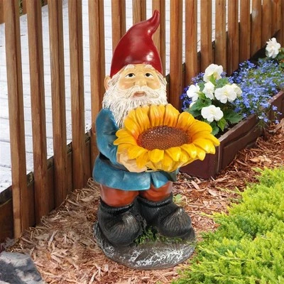 Wholesale β€οΈ Design Toscano Sunflower Sammy Garden Gnome Statue - Multicolored π 2 Wholesale β€οΈ Design Toscano Sunflower Sammy Garden Gnome Statue - Multicolored π