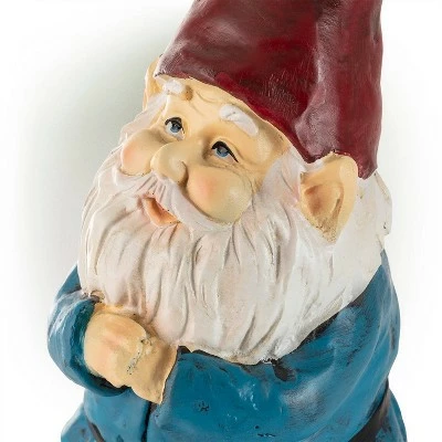 Budget π 12" Polyresin Bearded Garden Gnome Statue With Red Hat - Alpine Corporation β 7 Budget π 12" Polyresin Bearded Garden Gnome Statue With Red Hat - Alpine Corporation β - Image 5