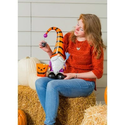 Best Sale π Evergreen 17.75"H Metal π Halloween Gnome Garden Statuary with Planter π 9 Best Sale π Evergreen 17.75"H Metal π Halloween Gnome Garden Statuary with Planter π - Image 8