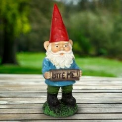 Buy π₯ 13" Resin Borris the Bite Me Sign Gnome - Exhart π 10 Buy π₯ 13" Resin Borris the Bite Me Sign Gnome - Exhart π -Garden Decor Shop unnamed file 9678
