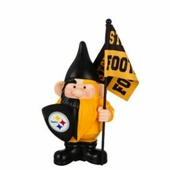 Promo 🔥 Evergreen Pittsburgh Steelers, Flag Holder Gnome 🎉