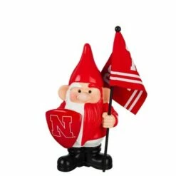 Cheapest 🎉 Evergreen University of Nebraska, Flag Holder Gnome 🔥