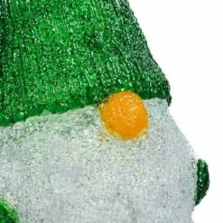 Flash Sale 🔥 Evergreen Twinkling Light Gnome Garden Statue, Green 🎁 -Garden Decor Shop unnamed file 9713