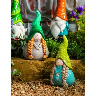 Top 10 β€οΈ Evergreen 10"H Ceramic Lady Gnome Garden Statuary, Green π 2 Top 10 β€οΈ Evergreen 10"H Ceramic Lady Gnome Garden Statuary, Green π