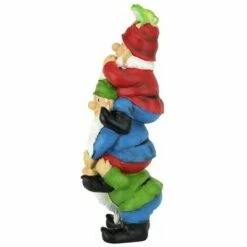 Best Sale 🤩 Design Toscano Tower Of Three Gnomes And Frog Statue 💯 -Garden Decor Shop unnamed file 9734