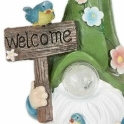 Coupon ✔️ Zingz & Thingz Zingz & Thingz 16" Polyresin Gnome with Glowing Nose and Welcome Sign Solar Statue 🥰 -Garden Decor Shop unnamed file 9746