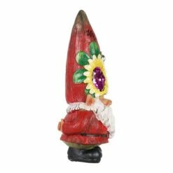New 🤩 10.43" Resin Garden Gnome Red - Exhart 😀 -Garden Decor Shop unnamed file 9767