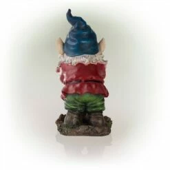 Cheapest 👍 Alpine Corporation 15" Polyresin Gnome Smiling Statue 😍 -Garden Decor Shop unnamed file 9828