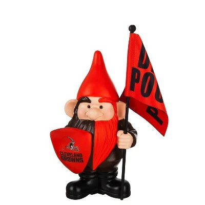Best deal ✨ Evergreen Cleveland Browns, Flag Holder Gnome ✨ 1 Best deal ✨ Evergreen Cleveland Browns, Flag Holder Gnome ✨