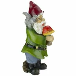 Best reviews of ⌛ Roman 12.5" Welcome Gnome with Squirrel and Cardinal Outdoor Garden Statue 🥰 -Garden Decor Shop unnamed file 9835
