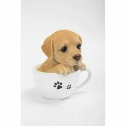 Best Sale ✨ HI-LINE GIFT LTD 5.5" Polyresin Teacup Labrador Puppy Outdoor Statue Golden/White - Hi-Line Gift 🎉 -Garden Decor Shop unnamed file 984