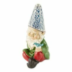 Promo 🎁 Zingz & Thingz Zingz & Thingz 7.25" Polyresin Cherry Gnome Solar Statue 🎁 -Garden Decor Shop unnamed file 9851