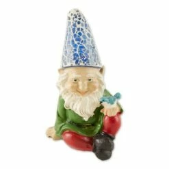 Promo 🎁 Zingz & Thingz Zingz & Thingz 7.25" Polyresin Cherry Gnome Solar Statue 🎁 -Garden Decor Shop unnamed file 9852