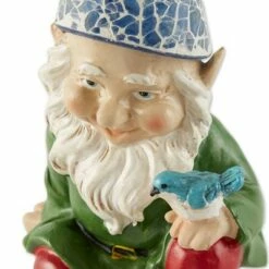 Promo 🎁 Zingz & Thingz Zingz & Thingz 7.25" Polyresin Cherry Gnome Solar Statue 🎁 -Garden Decor Shop unnamed file 9856