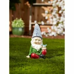 Promo 🎁 Zingz & Thingz Zingz & Thingz 7.25" Polyresin Cherry Gnome Solar Statue 🎁 -Garden Decor Shop unnamed file 9858