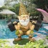 Buy 🥰 Design Toscano Atlas, The Athletic Weightlifting Gnome Statue ❤️ -Garden Decor Shop unnamed file 9870