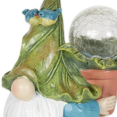 Deals π₯° Zingz & Thingz Zingz & Thingz 10.6" Polyresin Gnome with Flower Pot Solar Statue π 5 Deals π₯° Zingz & Thingz Zingz & Thingz 10.6" Polyresin Gnome with Flower Pot Solar Statue π - Image 3