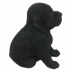 Budget ❤️ HI-LINE GIFT LTD 6.5" Polyresin Labrador Puppy Black - Hi-Line Gift ⭐