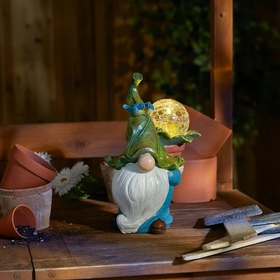 Deals π₯° Zingz & Thingz Zingz & Thingz 10.6" Polyresin Gnome with Flower Pot Solar Statue π 7 Deals π₯° Zingz & Thingz Zingz & Thingz 10.6" Polyresin Gnome with Flower Pot Solar Statue π - Image 5