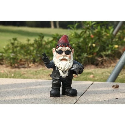 Top 10 β€οΈ HI-LINE GIFT LTD 10.25" Polyresin Biker Gnome with π Sunglasses and Helmet Outdoor Statue Black - Hi-Line Gift π― 3 Top 10 β€οΈ HI-LINE GIFT LTD 10.25" Polyresin Biker Gnome with π Sunglasses and Helmet Outdoor Statue Black - Hi-Line Gift π―