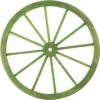 Buy 😉 Gardenised Decorative Antique Cottage Green Wagon Garden Wheel - 31 😉