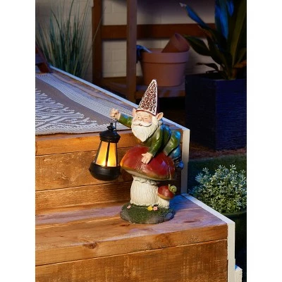 New π Zingz & Thingz Zingz & Thingz 8.5" Polyresin Gnome on Mushroom Solar Statue π 11 New π Zingz & Thingz Zingz & Thingz 8.5" Polyresin Gnome on Mushroom Solar Statue π - Image 9