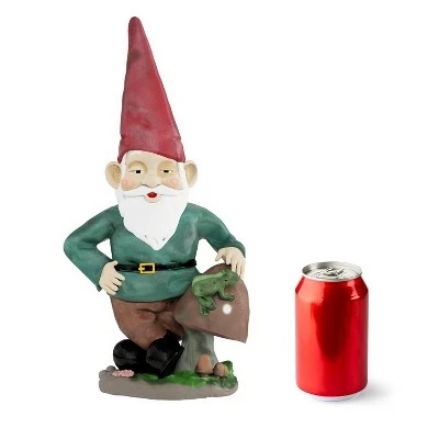 Best Sale π Nature Spring Lawn Gnome Resin Statue for Gardens and Backyards - 14", Green/Red β 6 Best Sale π Nature Spring Lawn Gnome Resin Statue for Gardens and Backyards - 14", Green/Red β - Image 5