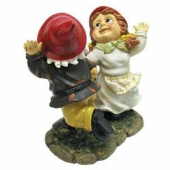 Promo ❤️ Design Toscano Dancing Duo Garden Gnome Statue - Multicolored ✔️